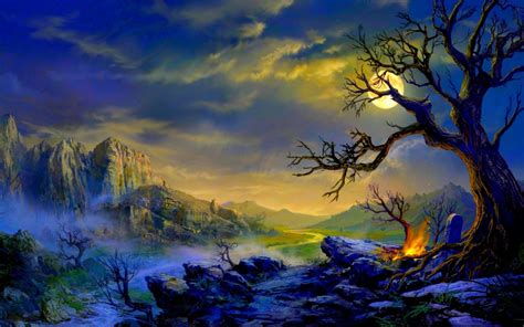 fantasy, Landscape, Art, Artwork, Nature, Scenery Wallpapers HD ...