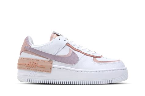 Wmns Nike Air Force 1 Shadow White Pink Oxford - GLAB.VN