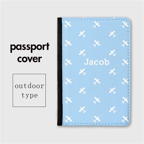 Baby Boys Passport Holder Passport Cover Blue Aeroplanes - Etsy