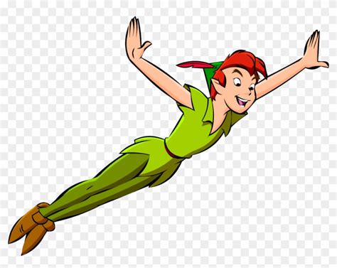 Peter Pan Flying Clipart - Peter Pan Flying - Free Transparent PNG ...