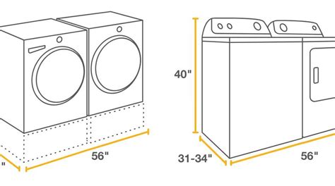 Washer Dryer Dimensions: Standard Stackable Sizes Whirlpool, 45% OFF