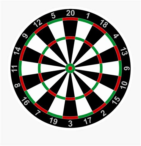 Transparent Darts Clipart - Dart Board Transparent Background , Free ...