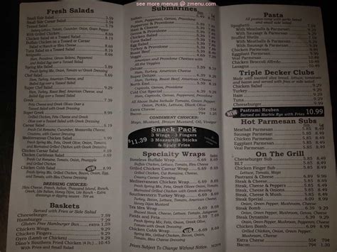 Menu at Bucksport House of Pizza pizzeria, Bucksport