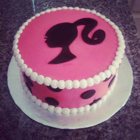 Barbie silhouette cake Barbie Birthday Party, Barbie Party, Birthday ...