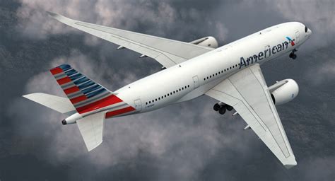 Airbus a350-800 american airlines 3D model | 1147325 | TurboSquid