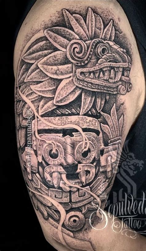 Quetzalcoatl Tattoo Meaning: What Are The Facts? | Aztec tattoo designs ...