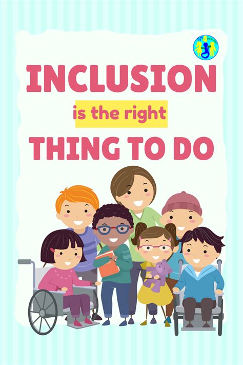 Inclusion is the right thing to do - Classroom Poster