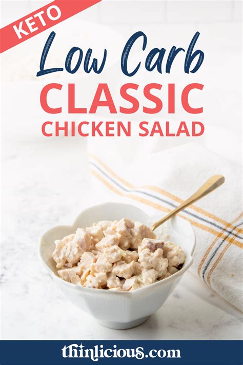 The Best Low Carb Chicken Salad (A Classic Recipe) - Thinlicious