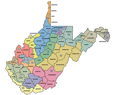 West Virginia Legislature's District Maps