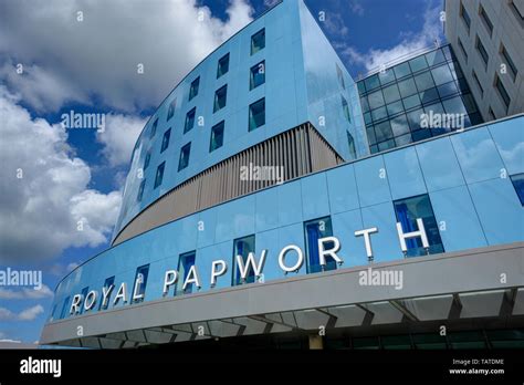 Papworth Hospital exterior Stock Photo - Alamy