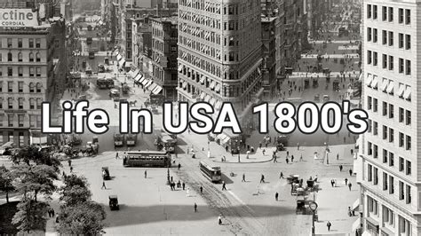 Life In USA 1800's - what America looked like in the 18th century - YouTube