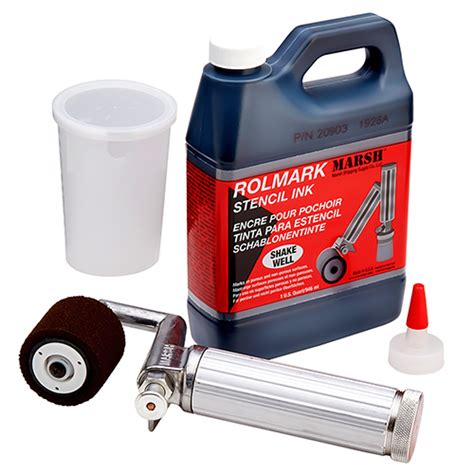 Rolmark Stencil 3" Fountain Roller Ink System - Winmark Stamp & Sign ...