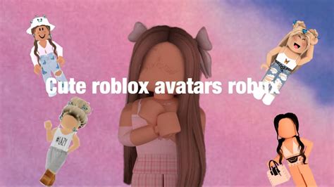 Cute roblox avatars with robux - YouTube