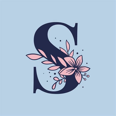 Floral Letter S Images | Free Vectors, PNGs, Mockups & Backgrounds ...