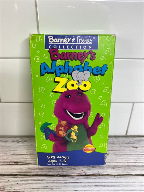 1994 Barneys Alphabet Zoo VHS Sing-along Age 1-8 From the Hit TV Series ...