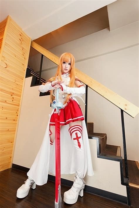 animation new: Sword Art Online Cosplay : Asuna Yuuki