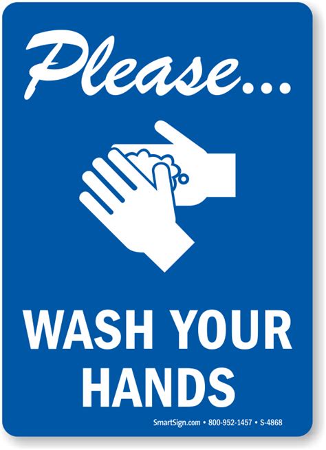 Printable Hand Washing Sign