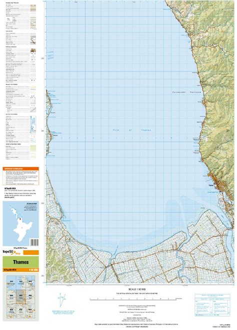 Topo50 map: BB34 - Thames | Toitū Te Whenua - Land Information New Zealand