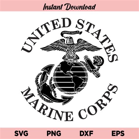 US Marine Corps Download SVG, United States Marine Corps Digital SVG ...