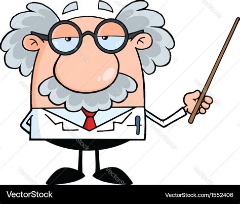 Scientist cartoon Royalty Free Vector Image - VectorStock