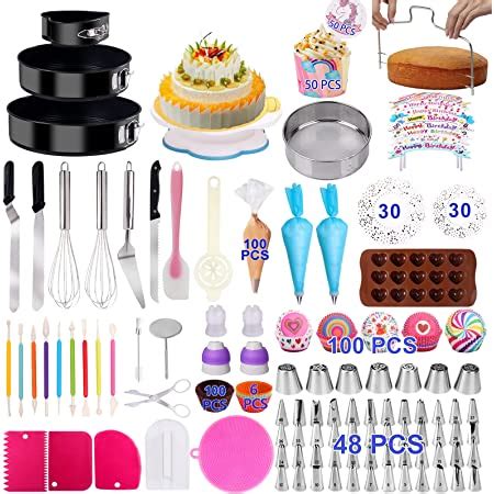 Amazon.com: MCK Complete Cake Baking Set Bakery Tools for Beginner ...