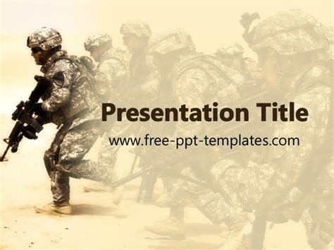 Military PPT Template - Mr. Templates