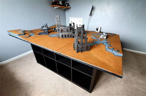 I built a Warhammer table for my boyfriend's birthday : r/Warhammer