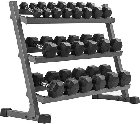 XMark Premium 550 Pound Hex Dumbbell Weight Set