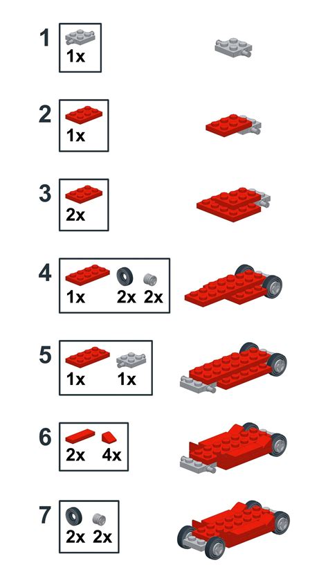 Instructions to Build a Mini LEGO Fabuland Car - BrickNerd - All things ...