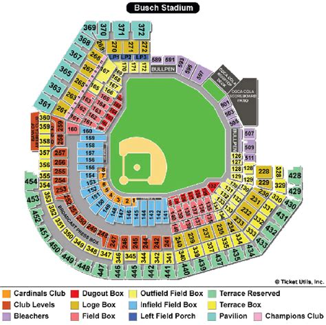 Busch Stadium Seating Chart | Busch Stadium | St. Louis, Missouri