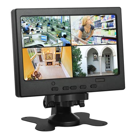 Koolertron 7 inch CCTV Monitor LCD Monitor with HDMI/VGA/AV Port ...