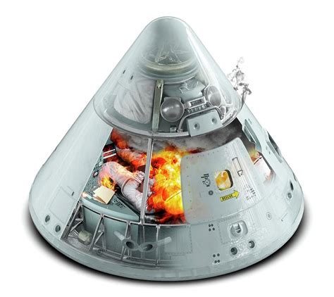 Apollo 1 Command Module Fire Photograph by Claus Lunau/science Photo ...