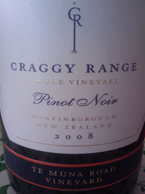 WINE IN SWEDEN: TN : Craggy Range Single Vineyard Pinot Noir 2008, Te ...