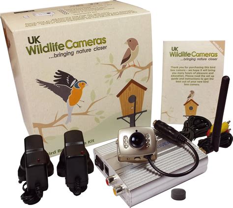 Wireless Bird Box Camera Kit - Colour with Night Vision (QR-693 ...