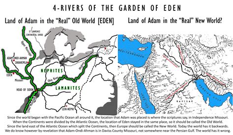 4-Rivers of Eden are the Rivers of the Nephites | Book of Mormon Evidence