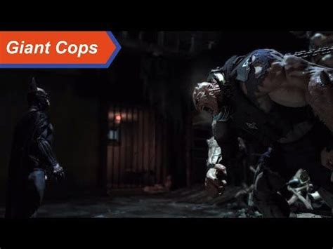 Batman Arkham Asylum Giant Twin Cops Boss Fight No Damage With Cutscene