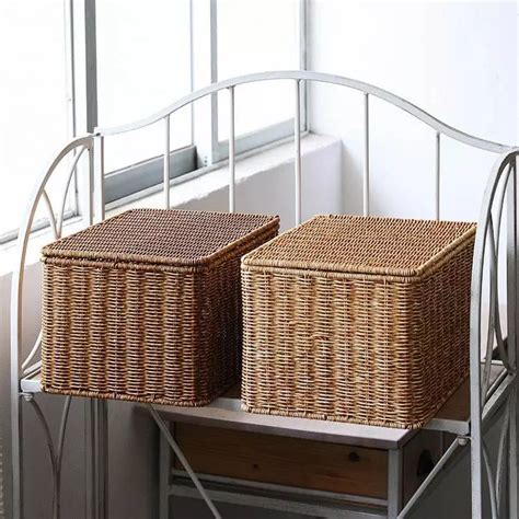 Wicker Storage Baskets For Shelves | The Wicker Home®