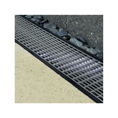 Rain Drain 10ft Architectural 316 Stainless Steel Grate – FTR Products