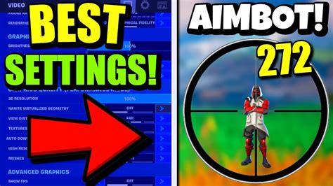 The BEST AIM Settings For Fortnite Chapter 4! (Updated + XBOX/PS5/PC ...