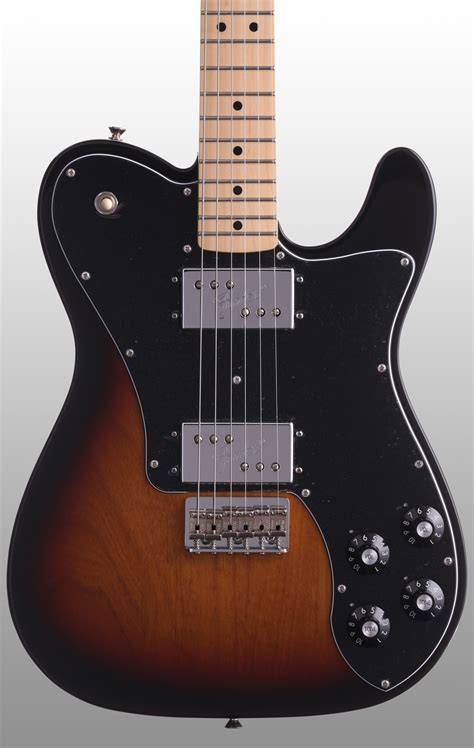 Fender '72 Deluxe Telecaster Electric Guitar (with Gig Bag), 3-Color ...