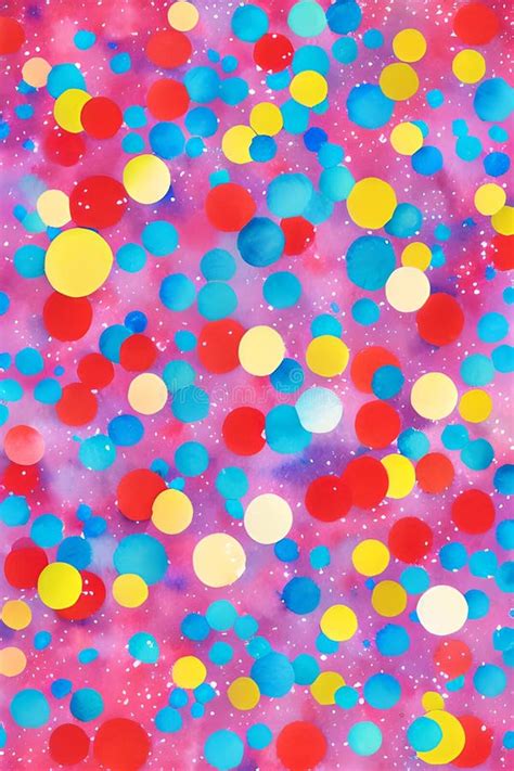 Birthday Confetti Party Background Stock Illustration - Illustration of ...