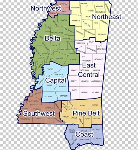 Mississippi Delta Map