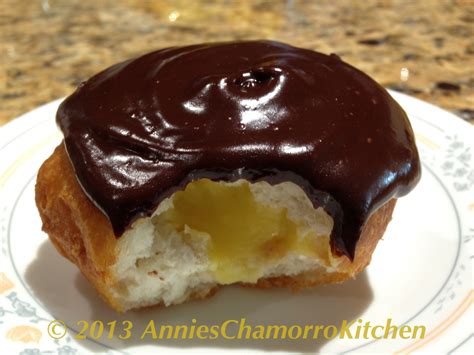 Fried Boston Cream Pie Donuts | Annie's Chamorro Kitchen