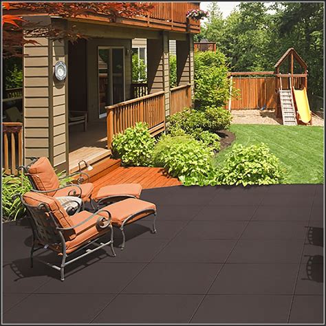 Patio Deck Tiles Recycled Rubber - Patios : Home Decorating Ideas # ...