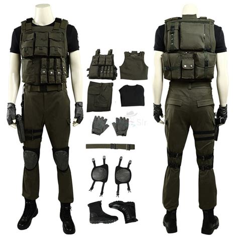 RE3 Remake Carlos Oliveira Cosplay Costume