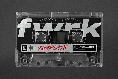 Retro Cassette Tape Photoshop Mockup on Behance