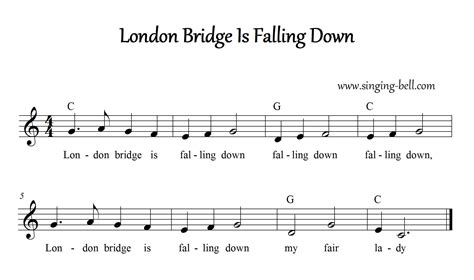 Free Nursery Rhymes > London Bridge Is Falling Down - free mp3 audio ...