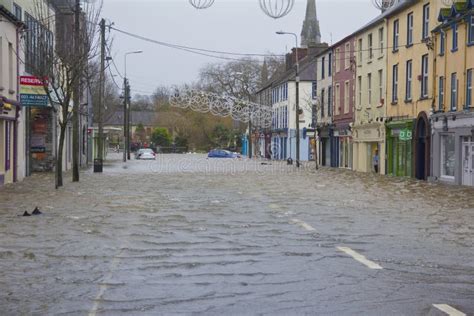 Midleton Co.Cork Flooded editorial stock photo. Image of street - 64384758