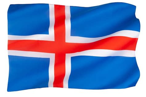 Premium Photo | Flag of iceland