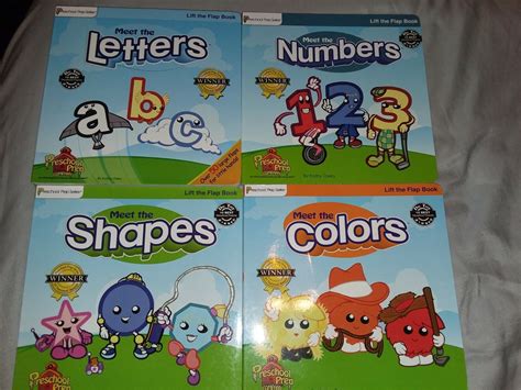 Meet the Vowels Preschool Prep & Meet the Shapes Preschool Prep | eBay